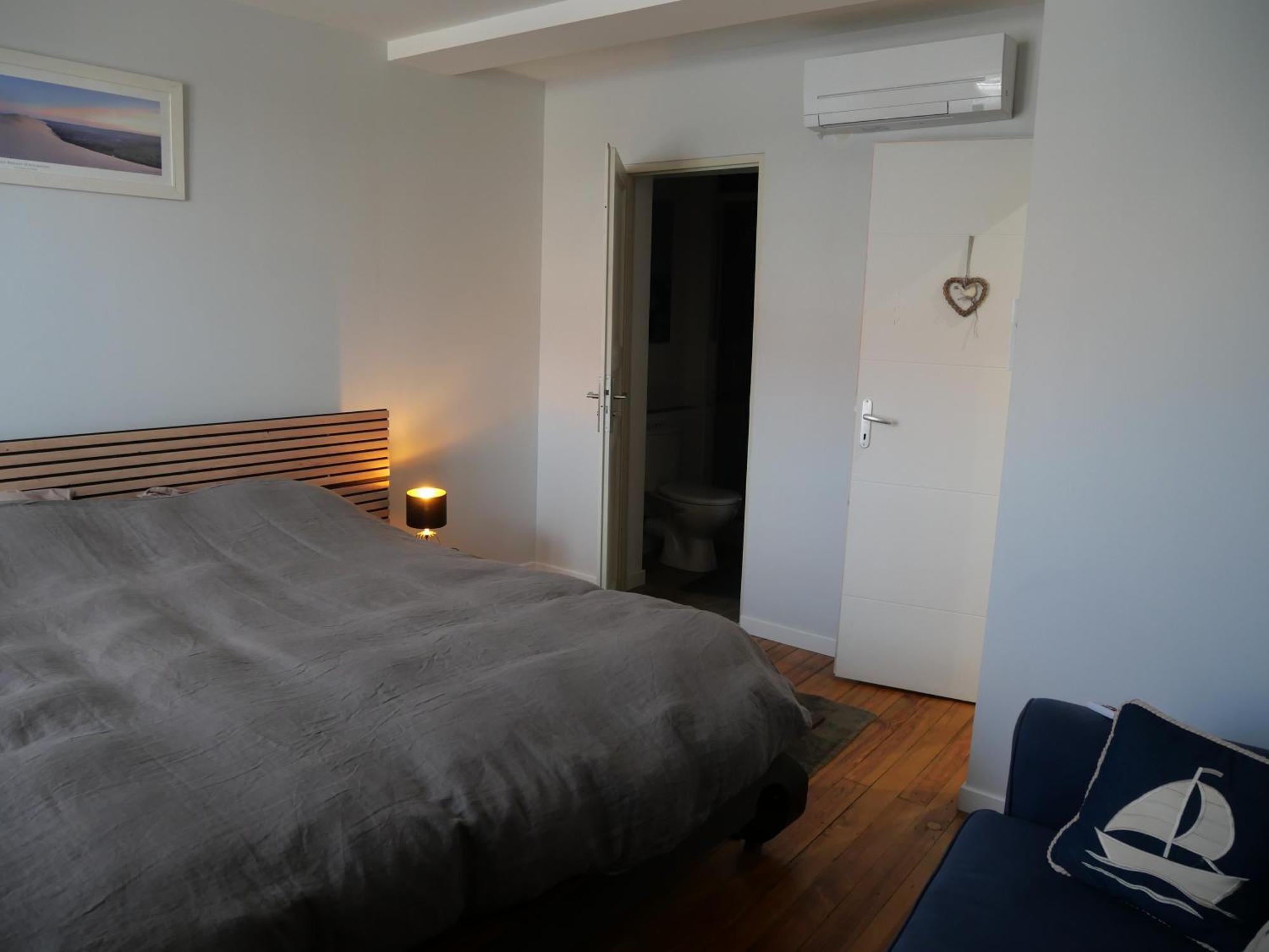 Appartement T5 110 M2 Climatise Neuf, A 3 Minutes Des Plages, Des Rues Pietonnes 阿卡雄 外观 照片